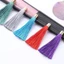 Băng lụa đá tua rua kim loại 20 cái/lốc, đánh dấu trang thủ công, mặt dây chuyền nhỏ polyester