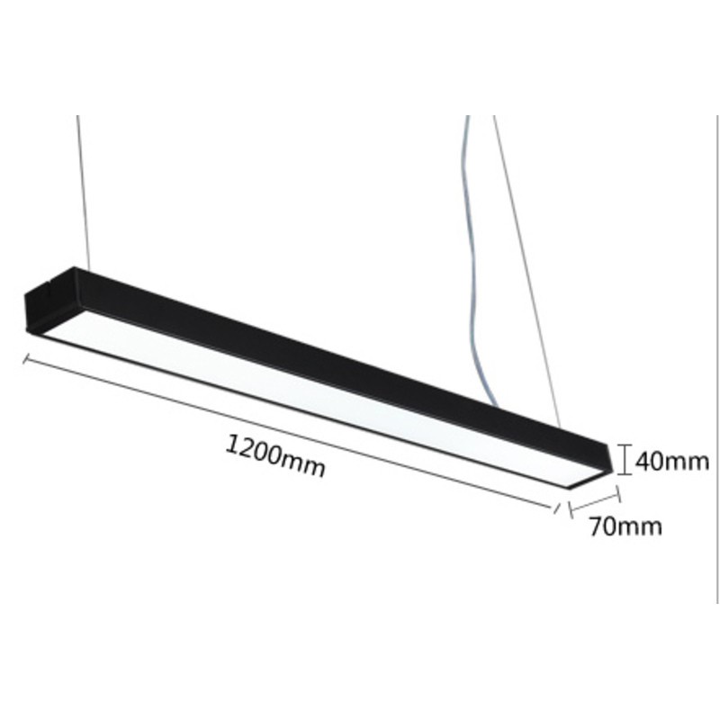 Ảnh Đèn thả máng văn phòng MONSKY DONA nhiều kích thước độc đáo, hiện đại trang - LED chuẩn 1