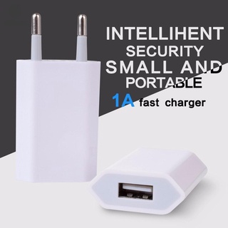 Đầu sạc dẹp tốc độ nhanh cổng USB 5v - 1a cho điện thoại, máy nghe nhạc, loa bluetooth...