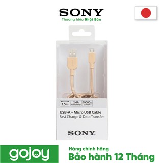 Cáp MICRO USB 1.5m SONY CP-ABP150 3 màu - Bảo hành chính hãng 12 tháng