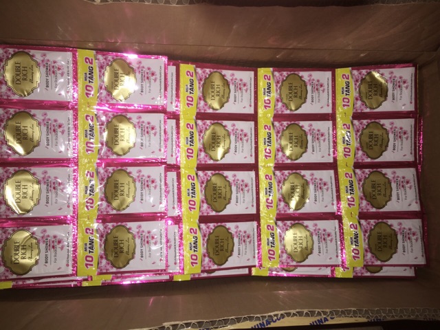 sữa tắm double rich dây 12goi