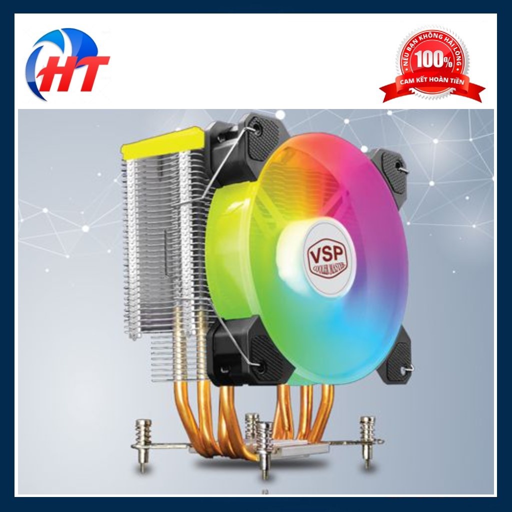 Quạt Tản Nhiệt CPU VSP Cooler Master T410i PLUS Led ARGB Shopee Việt Nam