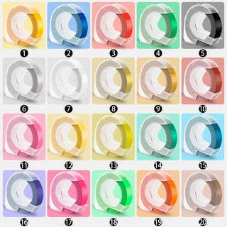 Băng Keo Dymo Dập Nổi 9mm x 3m Motex E101 E202 E303 E404 Dymo Ấn Tượng x 12965 Omega Homer 16101540 1880