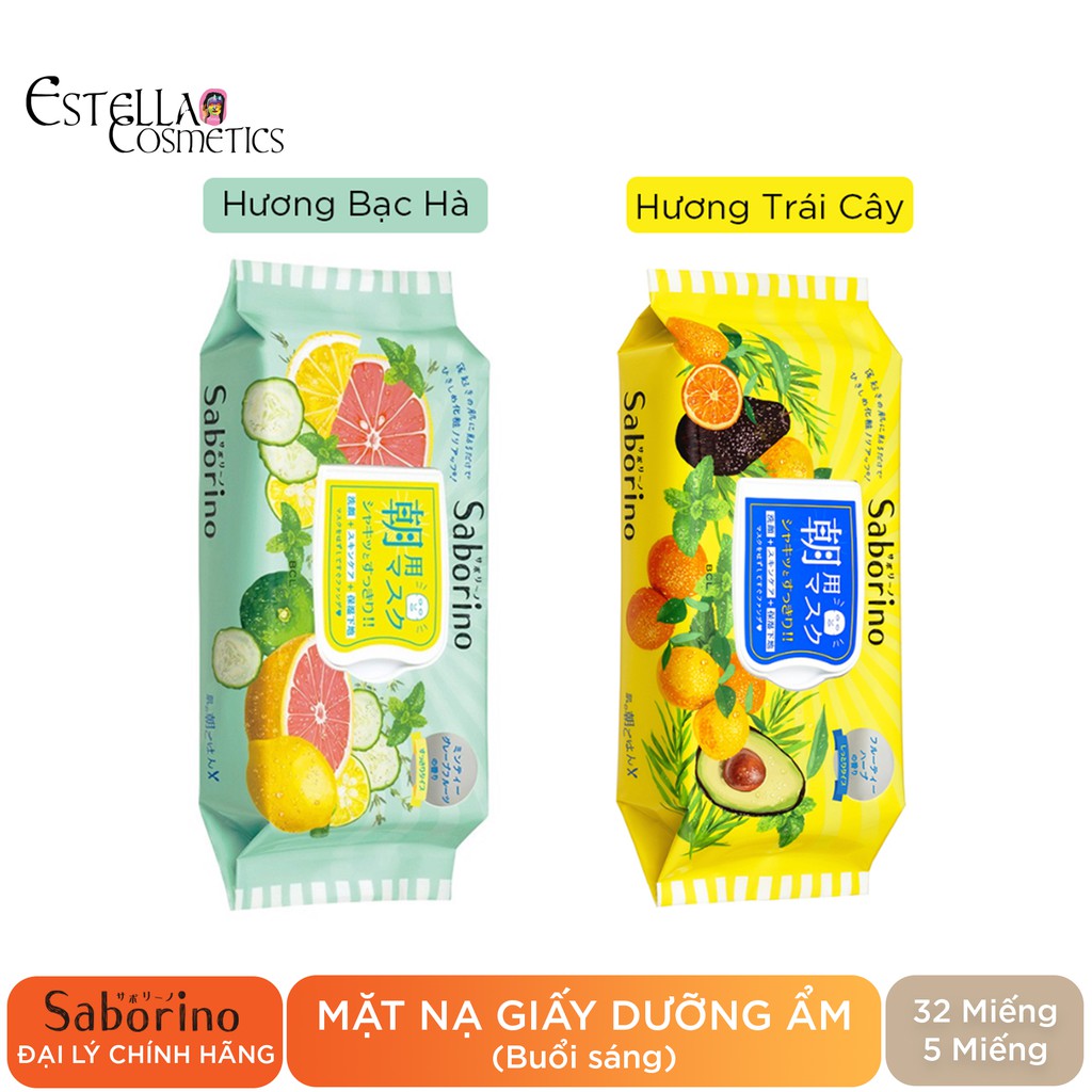 Ảnh Mặt Nạ Dưỡng Ẩm Buổi Sáng Saborino Morning Facial Sheet Mask 4