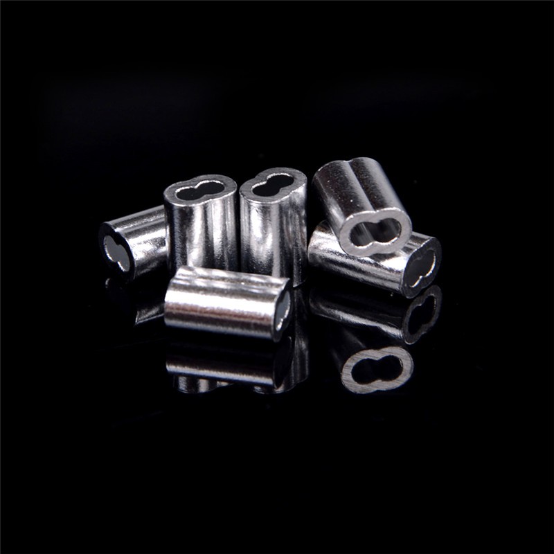 Set 50 ống kẹp dây cáp 1.5mm bằng nhôm chất lượng cao
