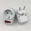 Shas Châu Âu Chuyển Đổi Cắm 1 Đến 1 Chiều Bộ Chuyển Đổi Nguồn Có Công Tắc 16A AC 250V Ổ Cắm Du Lịch EU