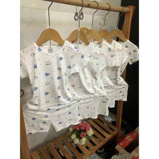Bộ cộc ba lỗ thun lạnh cho bé hàng xuất dư