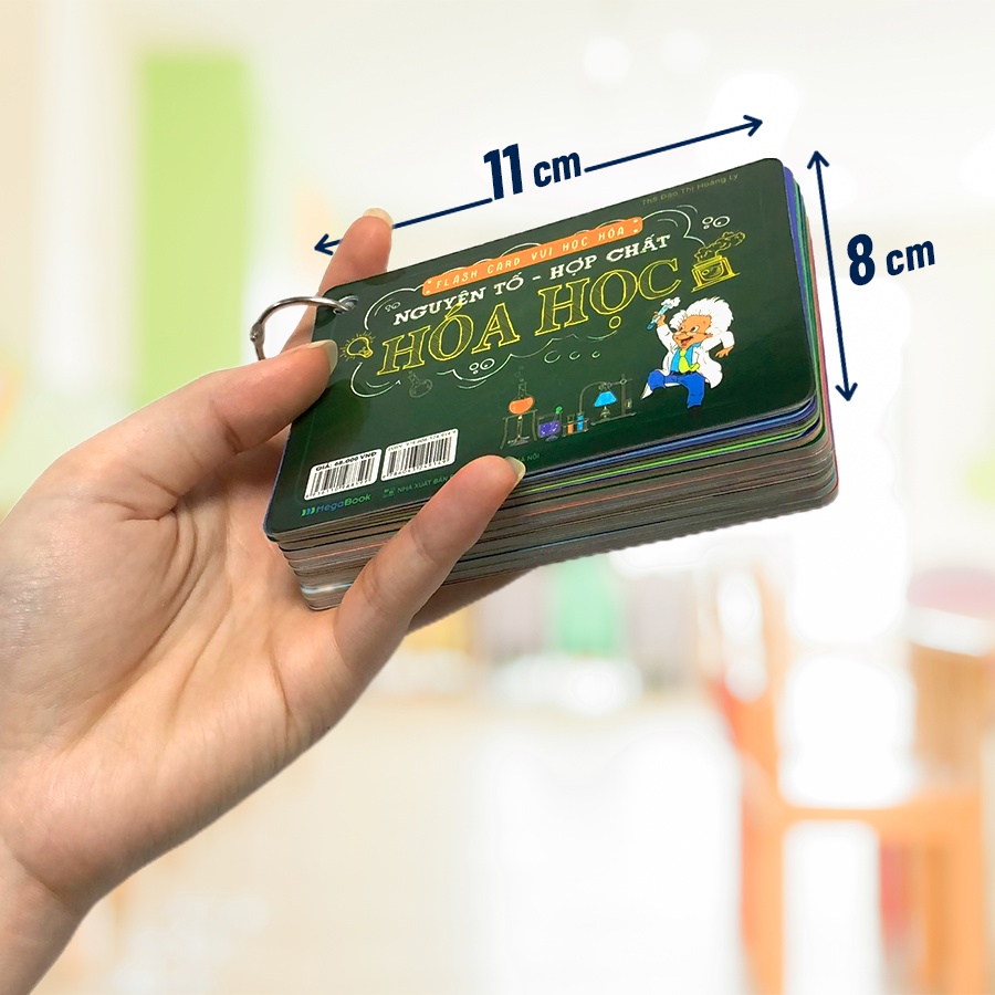 Ảnh Sách FlashCard Học Nguyên Tố Hợp Chất Hóa Học - Thẻ học hóa thông minh 2