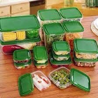 Hộp nhựa đựng thực phẩm, bộ hộp nhựa 17 món bảo quản tủ lạnh