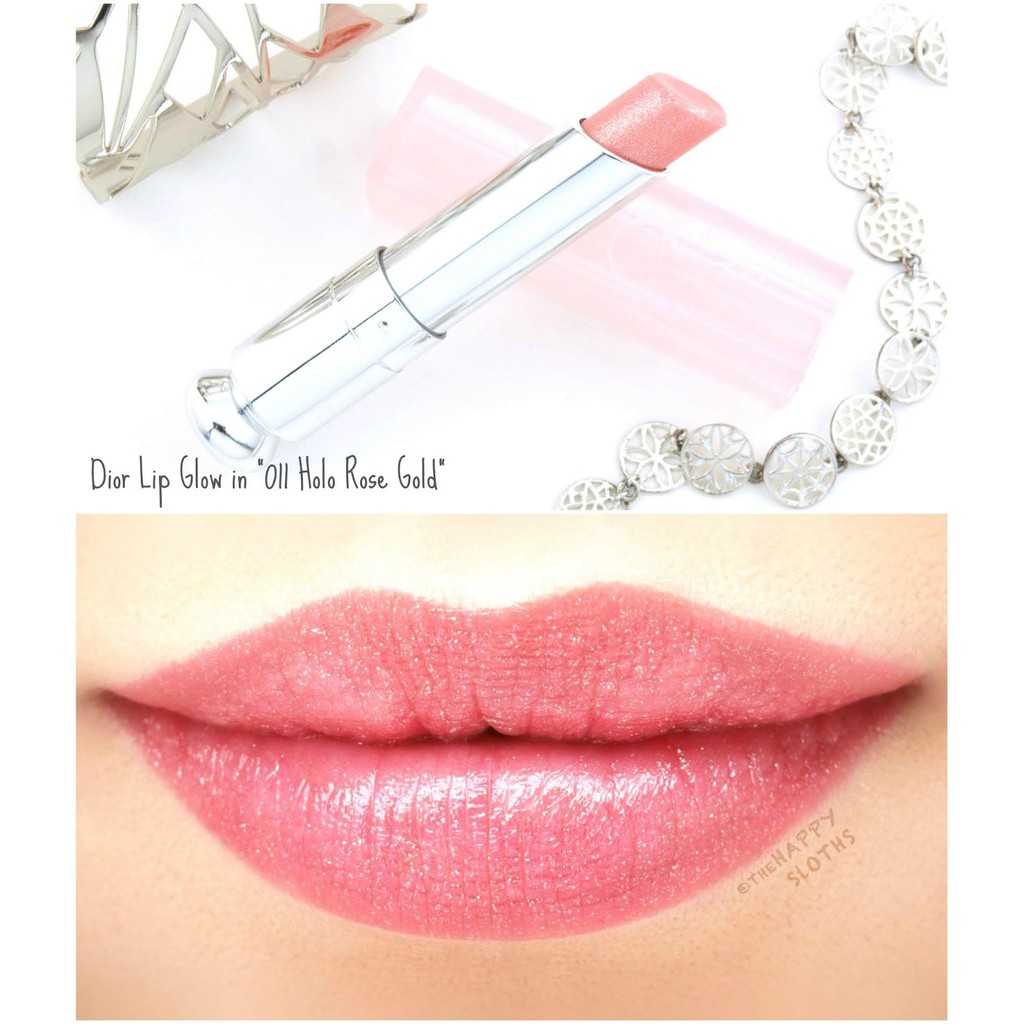 Son Dior Addict Lip Glow 011 Holo Rose Gold Shopee Vi t Nam