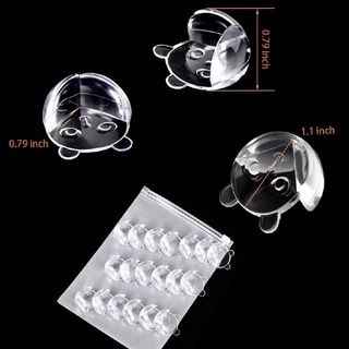 Miếng silicon bịt góc bàn chụp 3 mặt bảo vệ an toàn cho trẻ nhỏ babyhome