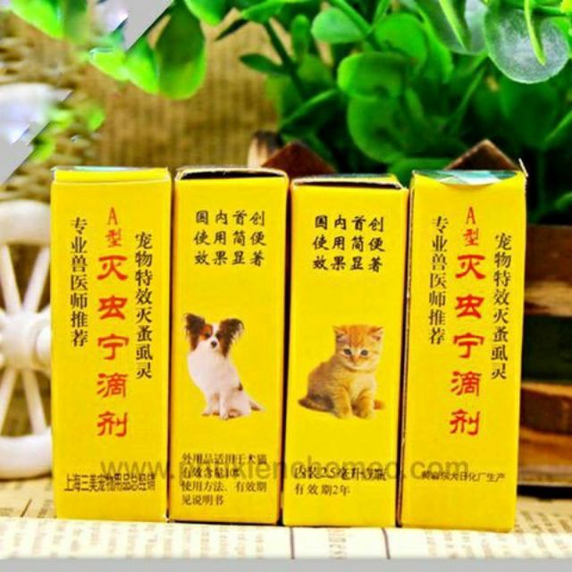 Nhỏ gáy tr.ị v.e, r.ận, ng.ừa b.ọ ch.ét cho chó mèo hiệu quả tức thì