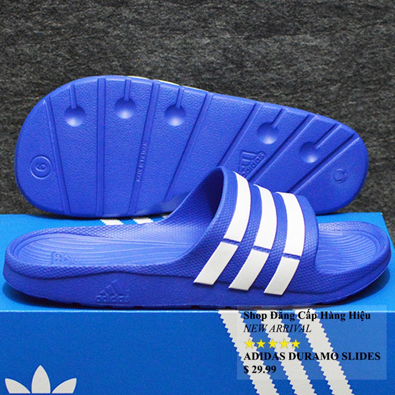 Dep Adidas Duramo mau xanh s c tr ng