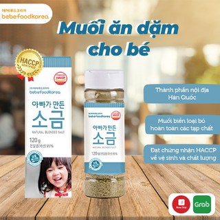 Muối ăn dặm cho bé Bebefood Hàn Quốc cho bé từ 9M+