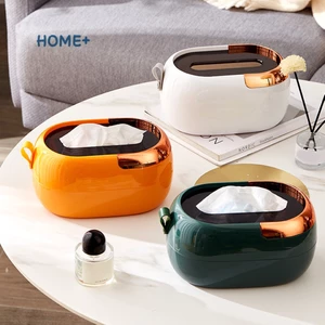 Hộp Đựng Khăn Giấy Để Bàn Chống Bụi Phong Cách Bắc Âu Giá Đỡ