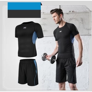 Bộ đồ thể thao nam chuyên tập Gym, chạy bộ vải thun lạnh co dãn 4 chiều thấm hút mồ hôi Top Menswear 006