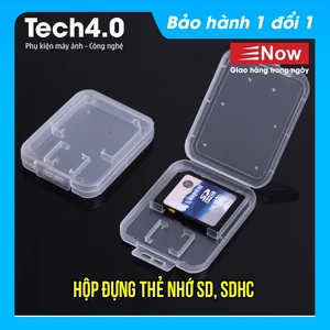 Combo 5 hộp đựng thẻ nhớ SD SDHC, thẻ nhớ máy ảnh