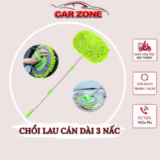 Chổi Lau Rửa Xe Ô Tô Đa Năng VERSION 2 – Chổi Dài Có 3 Nấc Điều Chỉnh Tiện Lợi