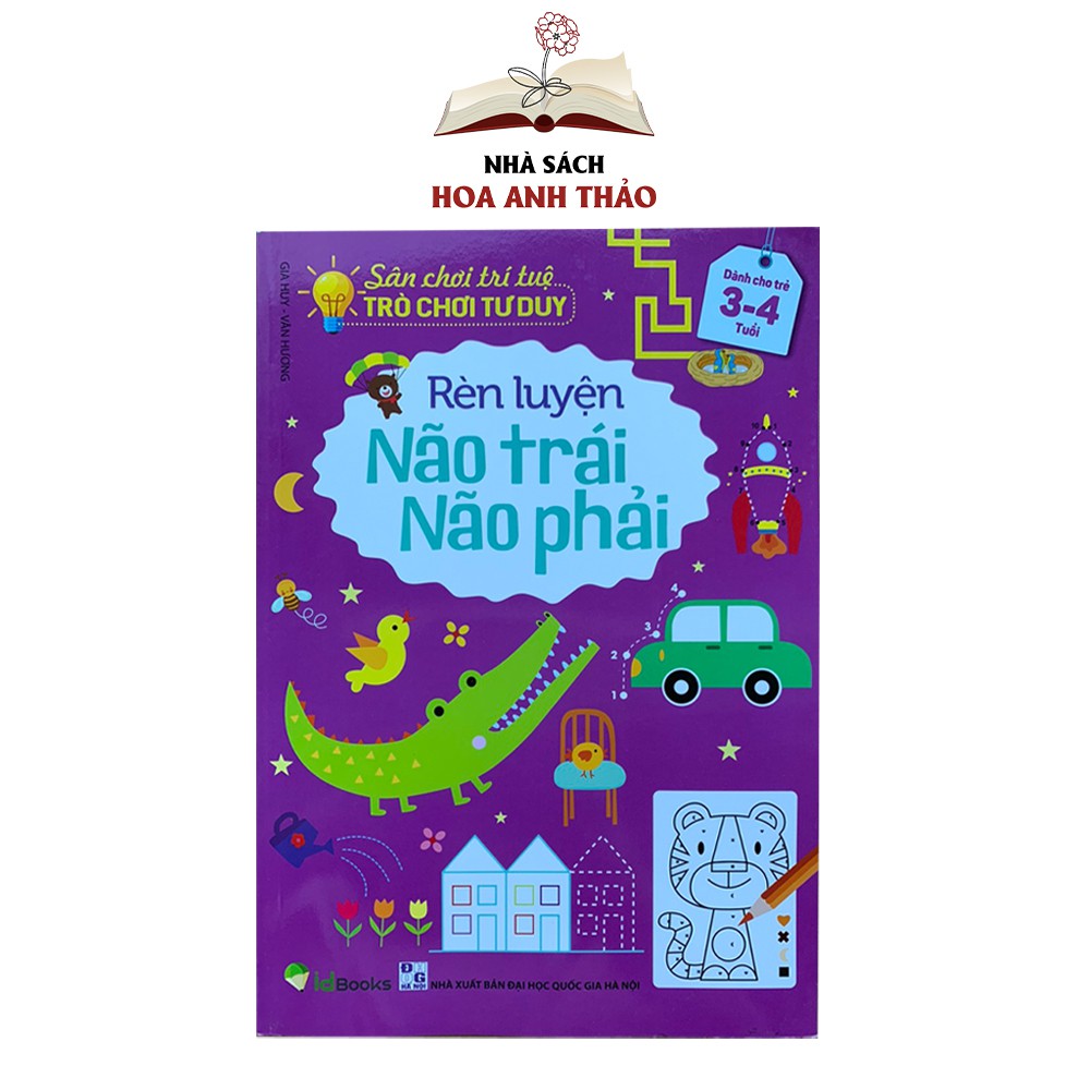 Ảnh Sách - Sân chơi trí tuệ Rèn luyện não trái não phải cho bé từ 3-6 tuổi 2