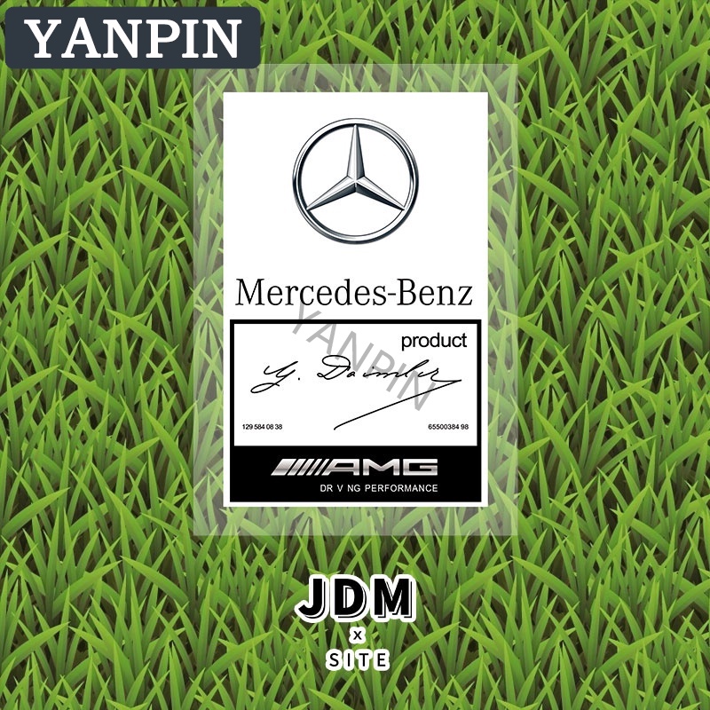 Mercedes Benz Miếng Dán Tĩnh Điện Trang Trí Kính Chắn Gió Xe Hơi W211 W124 GLB GLC W202 W176 W177 AMG W212 W213 AMG GT63 W210 6X6 W117 W123  W205 W204 W203 W220