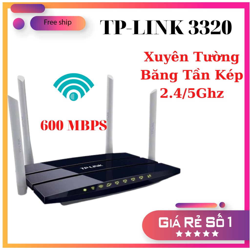 [BẢO HÀNH 12T] Router wifi TP LINK băng tần kép, cục phát wifi tp link ...
