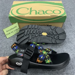 Dép Sandal Nam Chaco Giày Xăng Đan Chaco Thổ Cẩm Mã D189