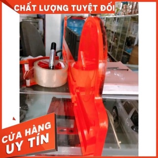 Giá treo huy chương Bóng đá, 58x18cm, Cam tươi chữ đen Đẳng cấp.