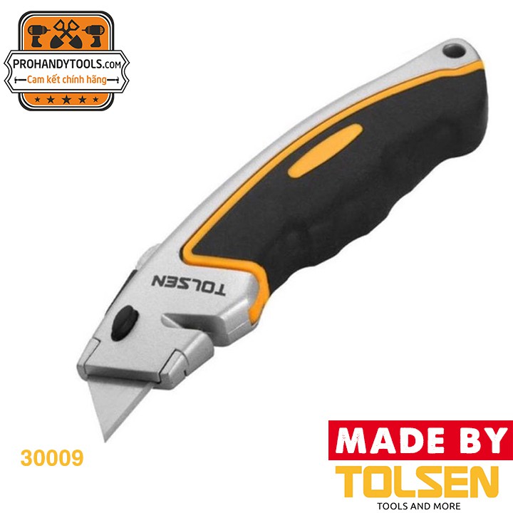 Dao Rọc Giấy Cán Nhựa X 5 Lưỡi Liền Tolsen 30009 6119mm Shopee