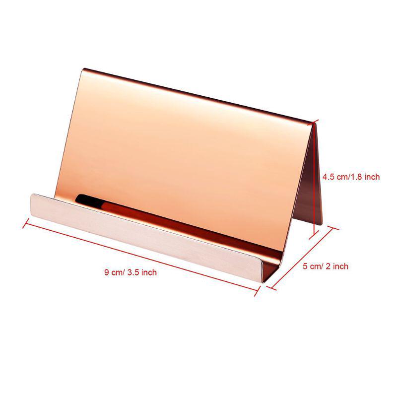 Kệ để danh thiếp bằng thép không gỉ sang trọng
