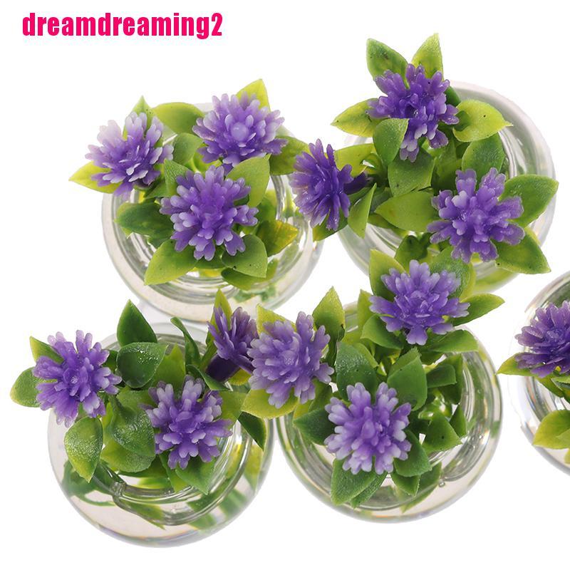 Chậu cây mini trang trí nhà búp bê tỉ lệ 1:1