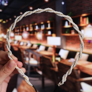 Bờm tóc cài tóc phong cách tiểu thư sang trọng đáng yêu