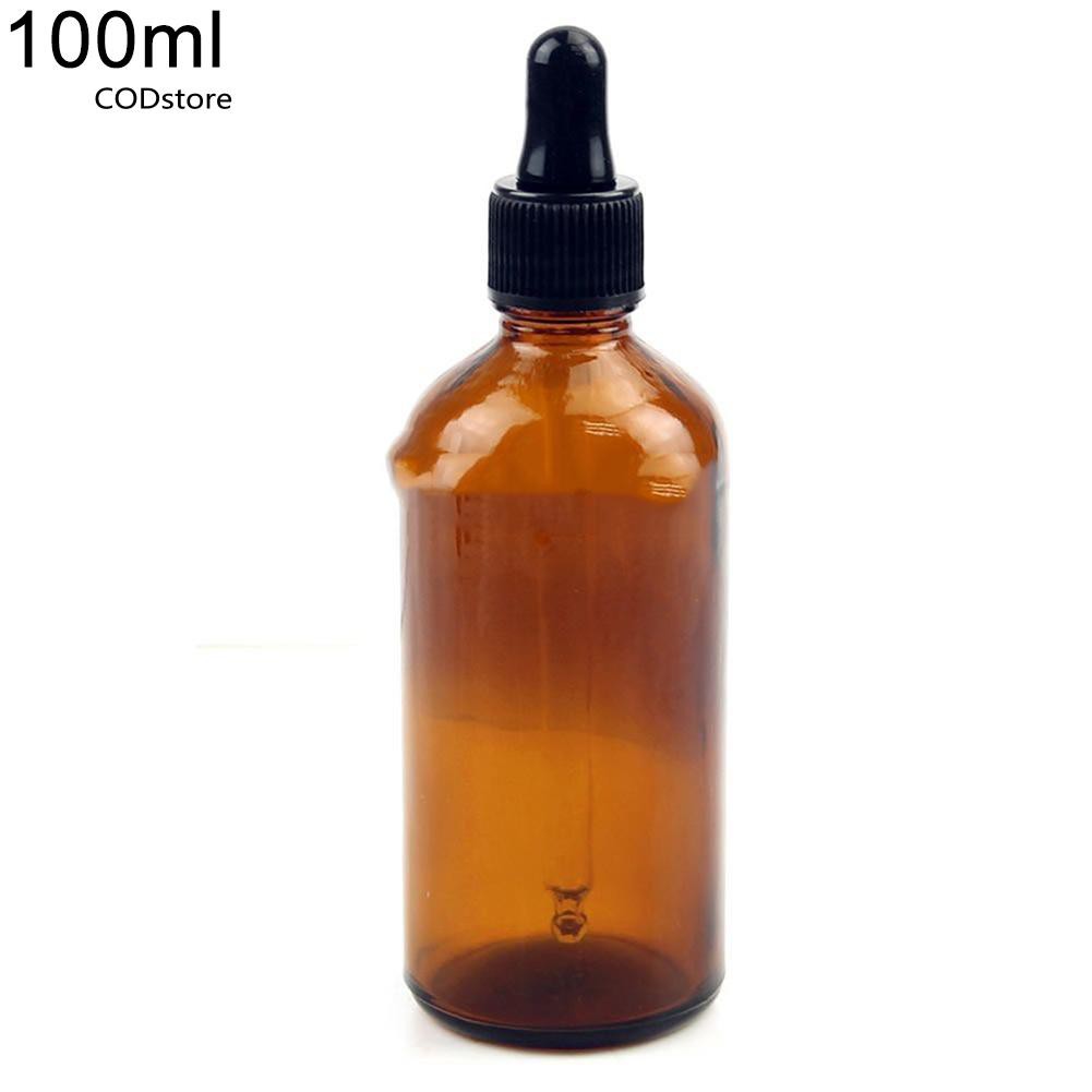 Lọ ống bóp nhỏ giọt rỗng 10ml-100ml bằng thủy tinh đựng tinh dầu tiện dụng
