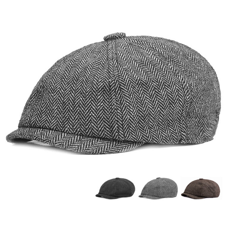 Mũ beret thiết kế phong cách thời trang cổ điển thịnh hành cho nam