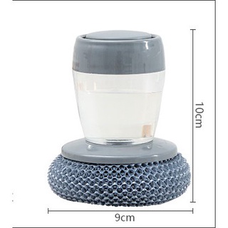 Dụng cụ cọ rửa đa năng, cọ xoong nồi, cọ bếp, cọ rửa bát đĩa có bình chứa tiện lợi #A129