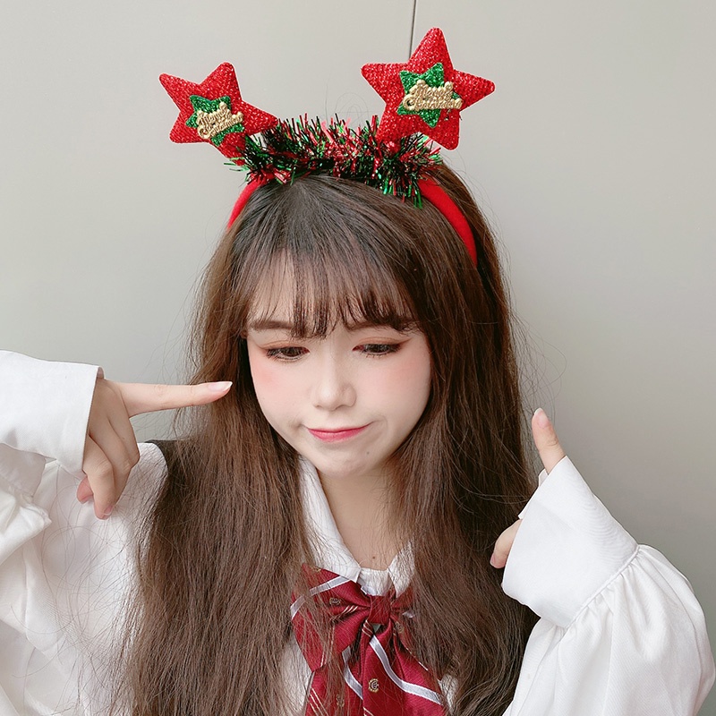 Đồ Chơi Noel Giánh Sinh Băng Đô Cài Tóc Bờm Cài Tóc Tuần Lộc Noel Cho Bé Gái - Đồ Chơi Cho Bé PUKAPI