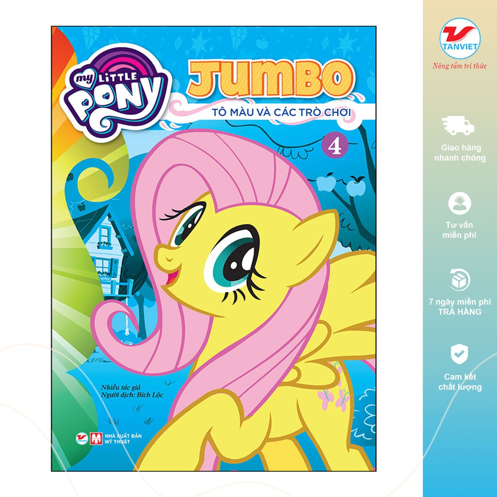 Ảnh Bộ Sách Tô Màu My Little Pony Jumbo Tô Màu Và Các Trò Chơi 4