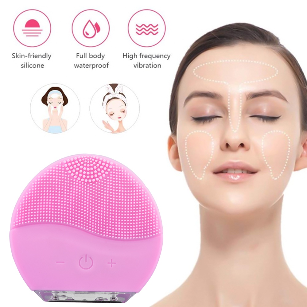 Mô tả CkeyiN Máy rửa mặt sóng âm làm sạch sâu chống nước cho mọi loại da MR208M - 3