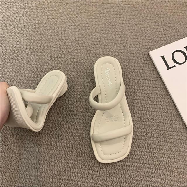 Giày Sandal Cao Gót Thời Trang Mùa Hè 2023 Phong Cách Pháp Cho Nữ