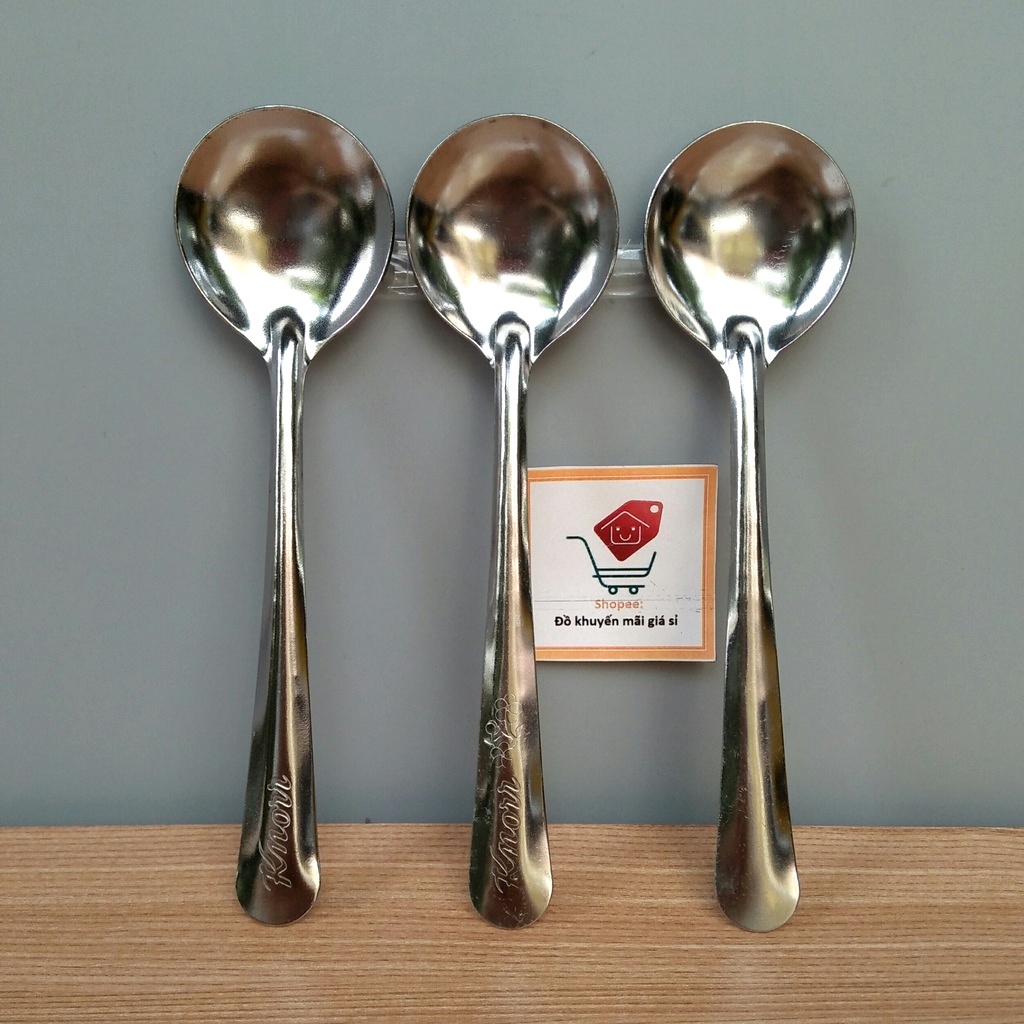 Muỗng inox cán dài 18 cm Knor - Đồ khuyến mãi của Knor | Shopee Việt Nam