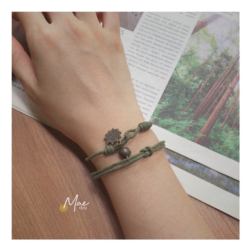 Vòng tay Sora - Vòng tay thắt nút charm mặt trời