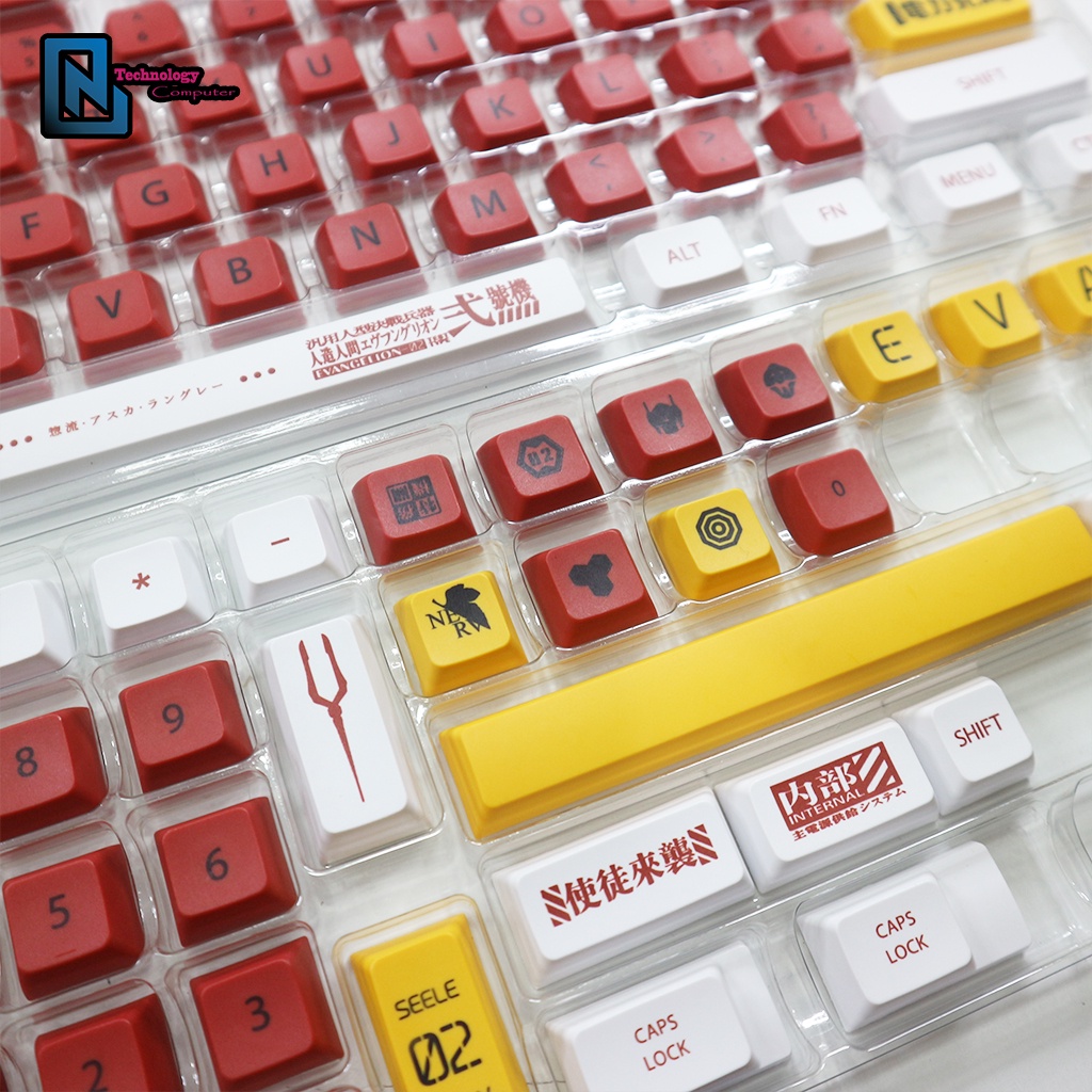 Keycap Kiểu XDA Gundam No.2 Chất Liêu PBT 124 Phím Dành Cho Layout 61/64/68/75/84/87/98/104 | BigBuy360 - bigbuy360.vn