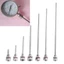 Allilivefoua2 Thép không gỉ Thermowell chuyên nghiệp M10X1 5 Sợi OD6mm cho cảm biến nhiệt độ 35 50 100 150 200 250