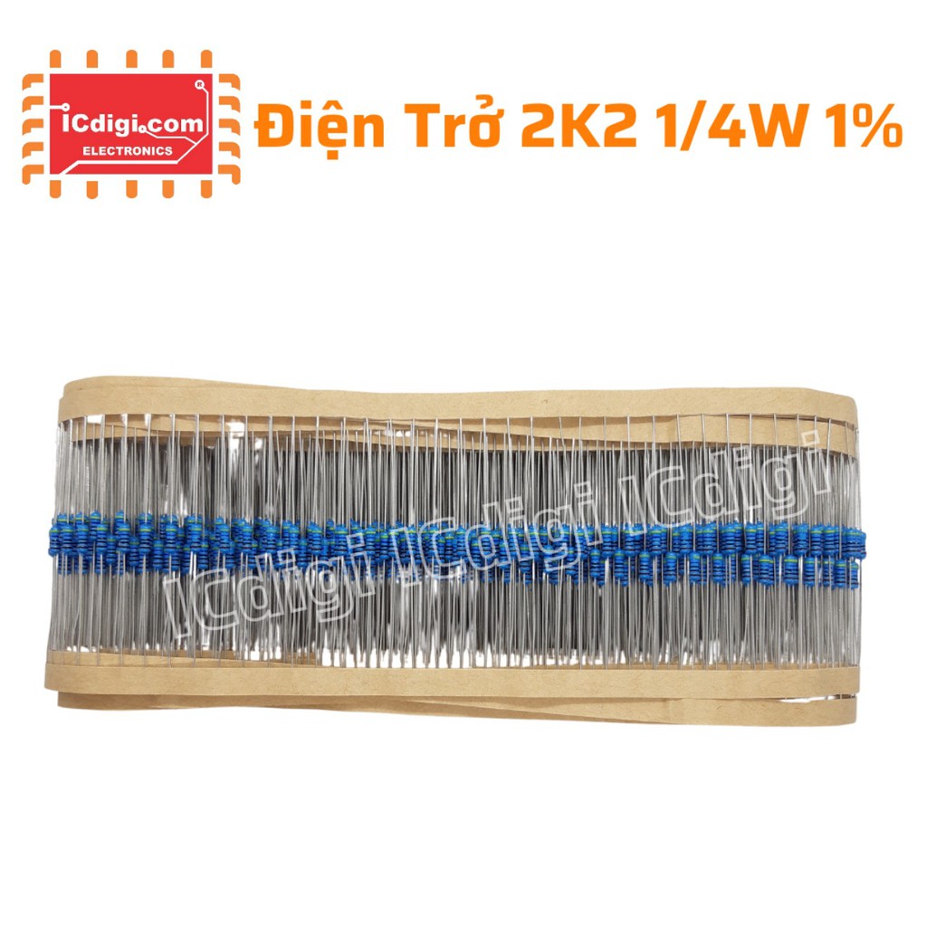 [500pcs] Điện trở 2K2 1/4W 1% | Shopee Việt Nam