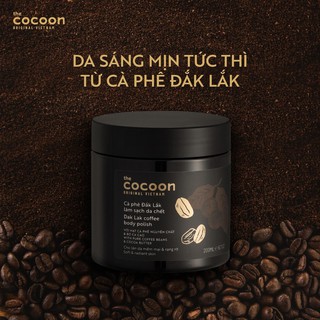 Tẩy da chết cơ thể Cocoon Body Cà phê Đắk Lắk làm sạch da chết 200ml Duduhouse