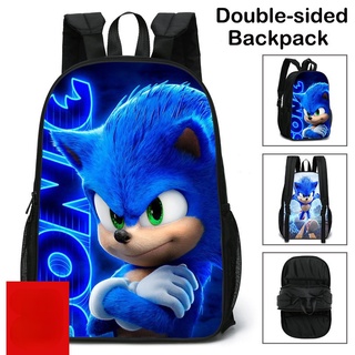 Bán Hàng 3D In Hình Hoạt Hình Hai Mặt Túi Đi Học Trẻ Em Anime Mới Sonic Học Sinh Ba Lô Cho Học Sinh Bé Gái Bé Trai