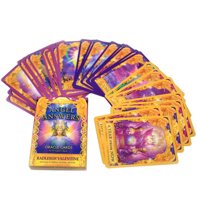 Câu trả lời thiên thần Mon cho thẻ Oracle Bộ bài 44 lá và Thẻ hướng dẫn – Minh họa