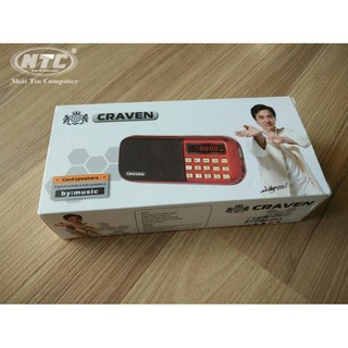 Loa đa năng Craven CR-25A có khe Thẻ nhớ/ USB / FM - dung lượng pin 2200mAh