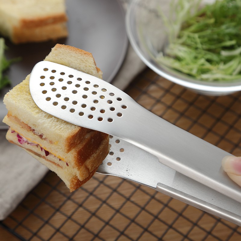Kẹp Inox 304 Chống Gỉ - Dùng Cho Nướng, Nhà Bếp & Salad | Stainless Steel Tongs for BBQ, Kitchen & Food Handling