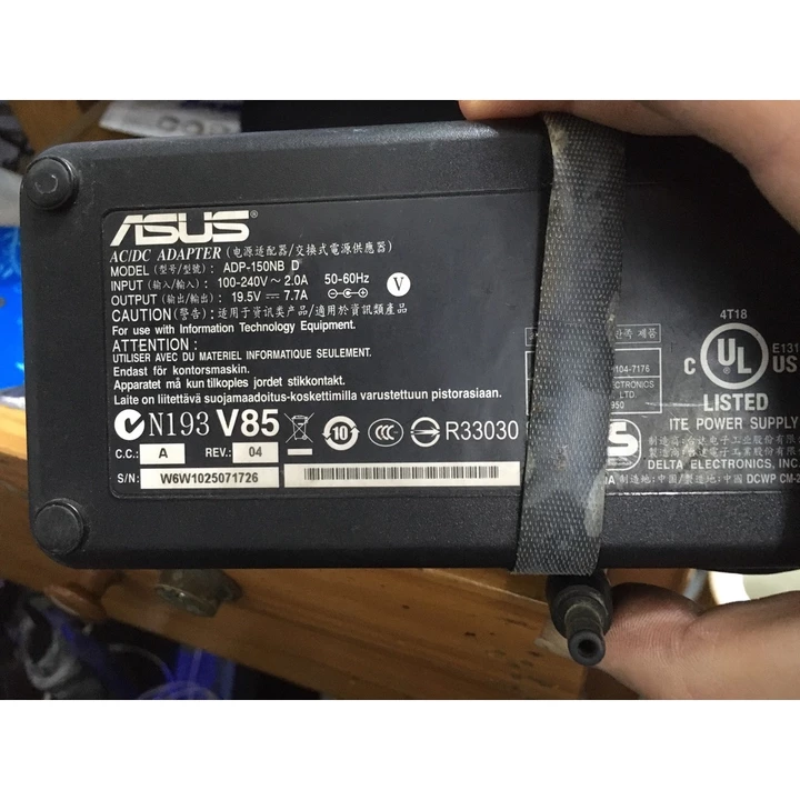 🌟CŨ ZIN🌟 Hàng cao cấp - Sạc Laptop ASUS CHICONY Genuine 19.5V 7.7A 19,5v 7,7a ADP-150NB D G73S G73SW-A1