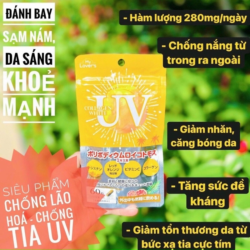 Viên Uống Chống Nắng My Lover's UV Collagen White